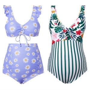 Set of 2 Maternity Swimsuits